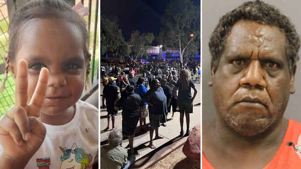 Violent scenes as man arrested after missing girl's body found Violent scenes as man arrested after missing girl's body found